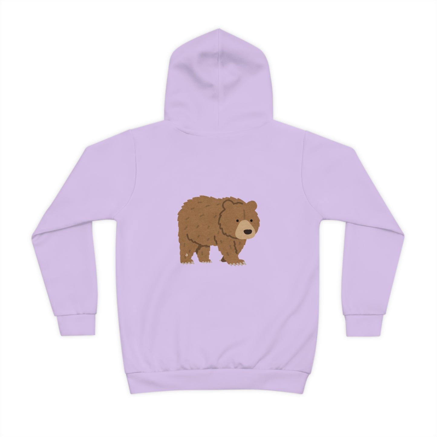 Cotton Candy Kid's Hoodie Bear Purple