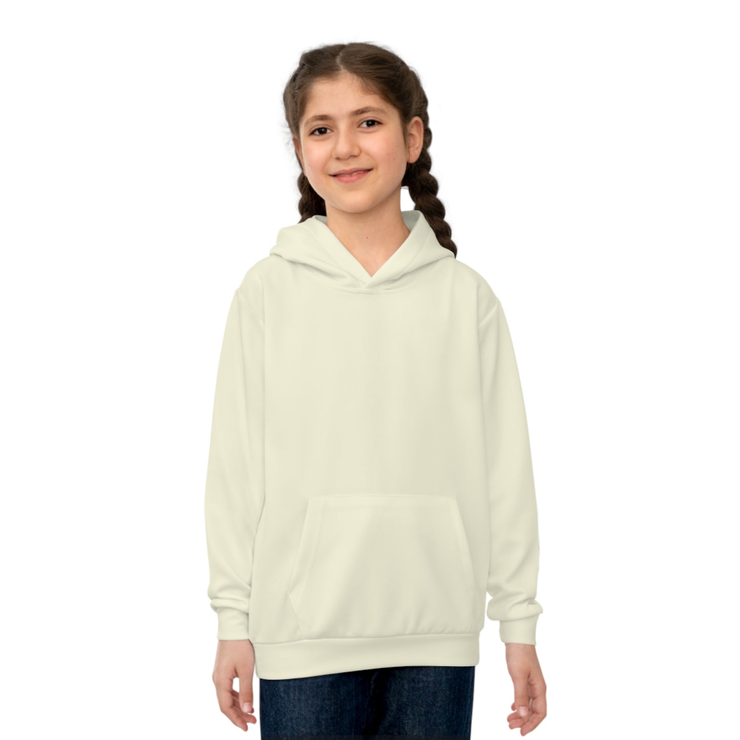 Cotton Candy Kid's Hoodie Panda Yellow