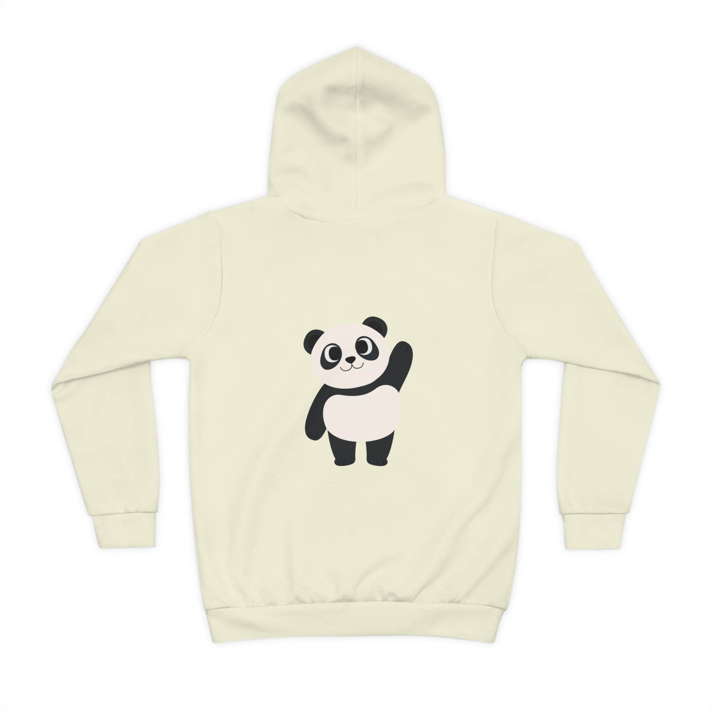 Cotton Candy Kid's Hoodie Panda Yellow