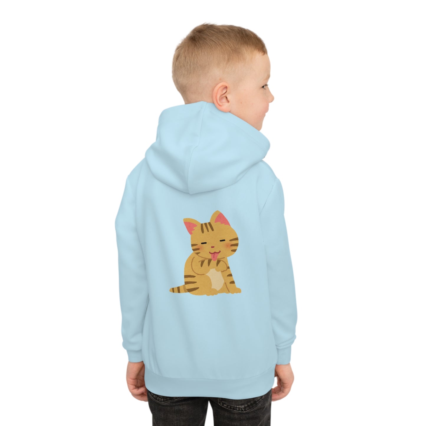 Cotton Candy Kid's Hoddie Cat Blue
