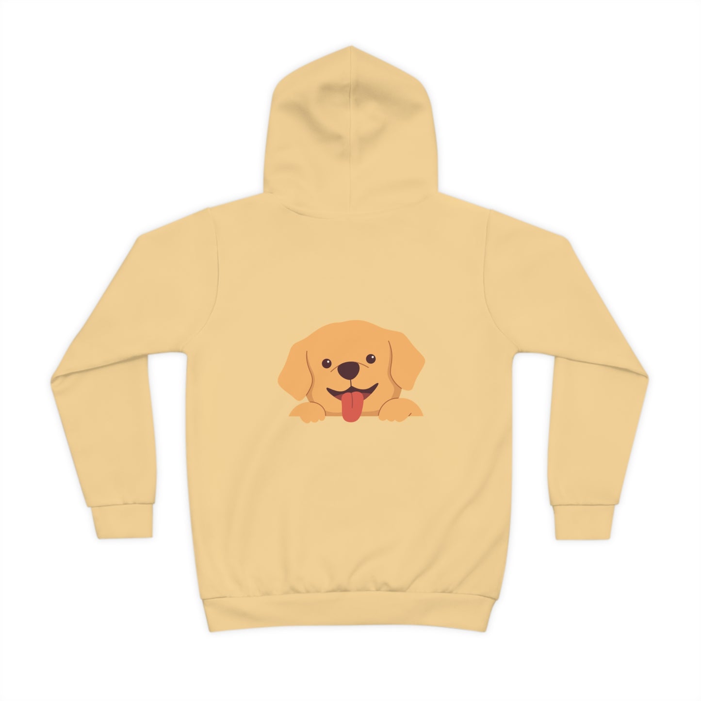 Cotton Candy Kid's Hoodie Dog Orange