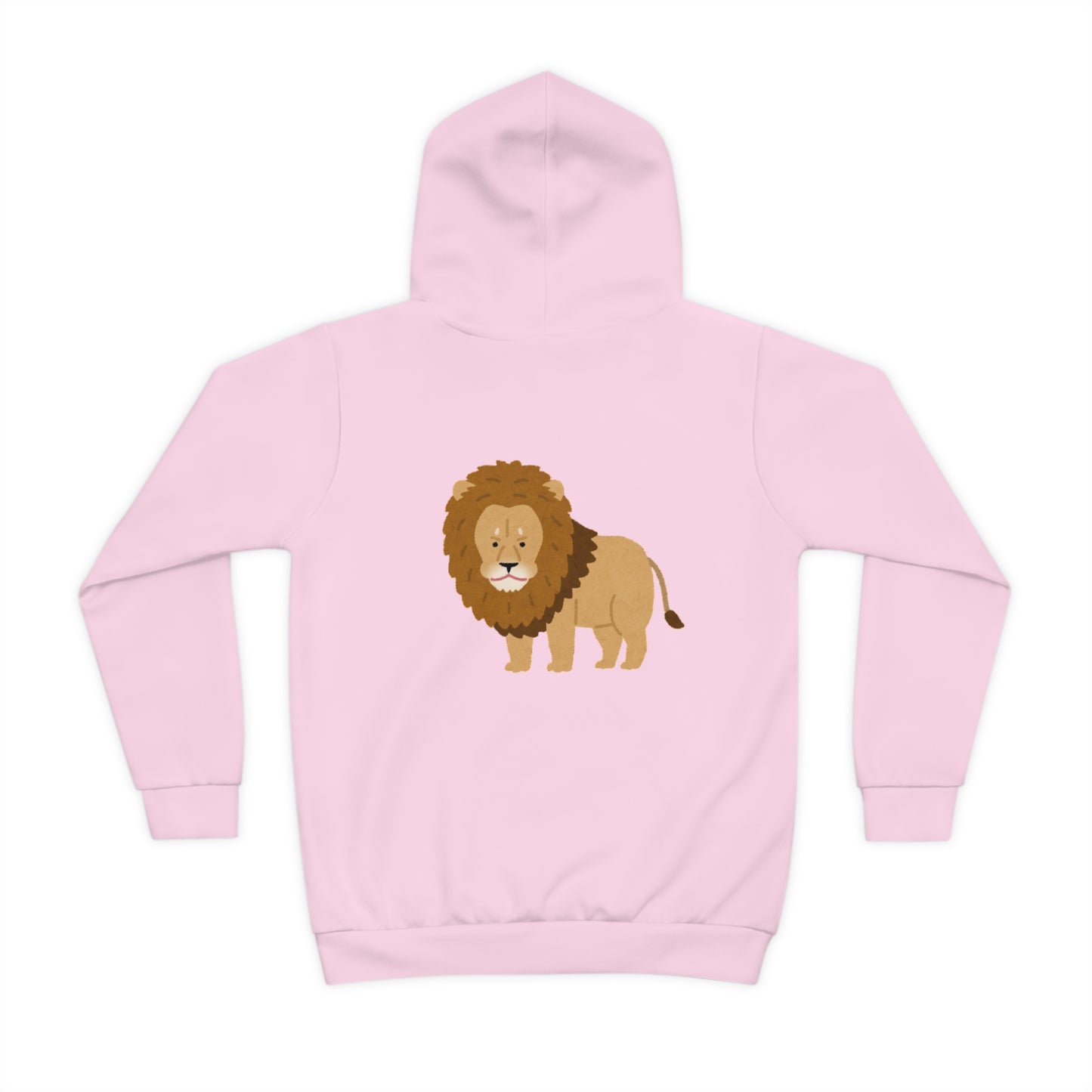 Cotton Candy Kid's Hoodie Lion Pink